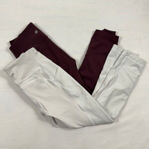Lululemon All The Right Places High Rise Cropped Legging Lot 2 Pair Size 6